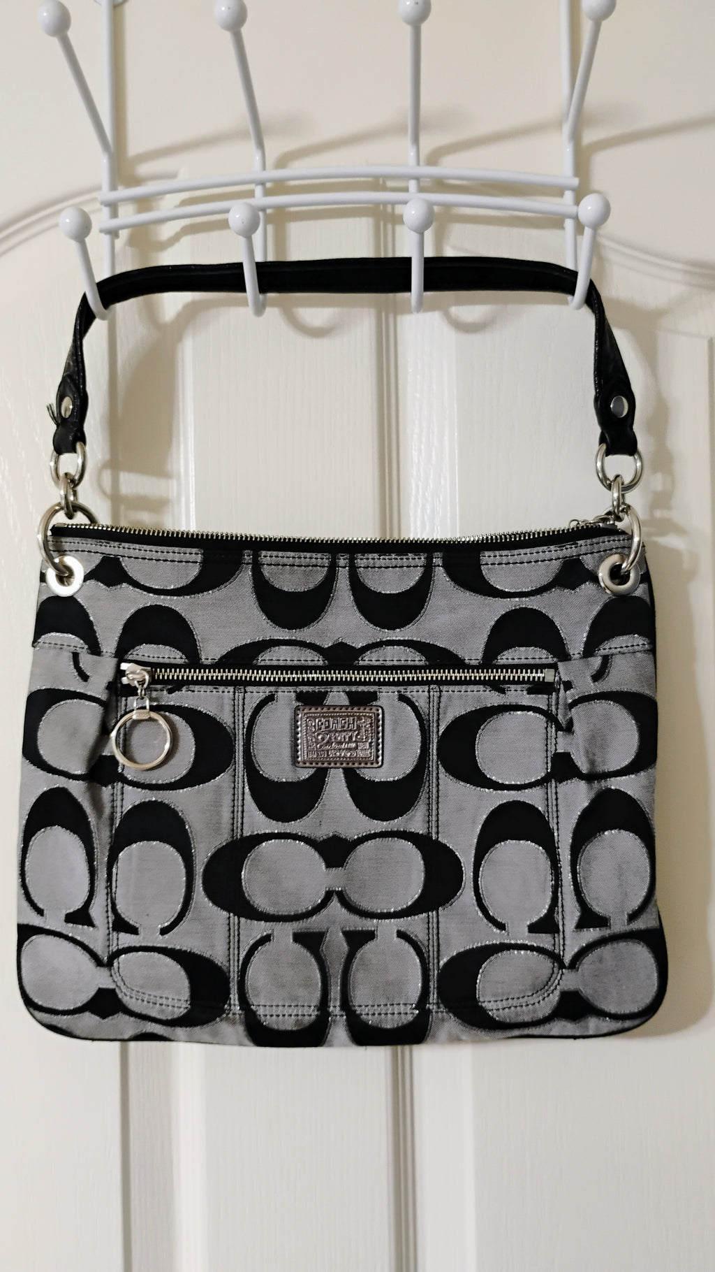 COACH BLACK HIPPIE BAG